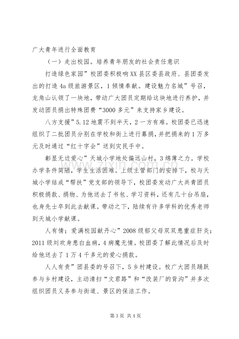 学校团委书记述职小结.docx_第3页