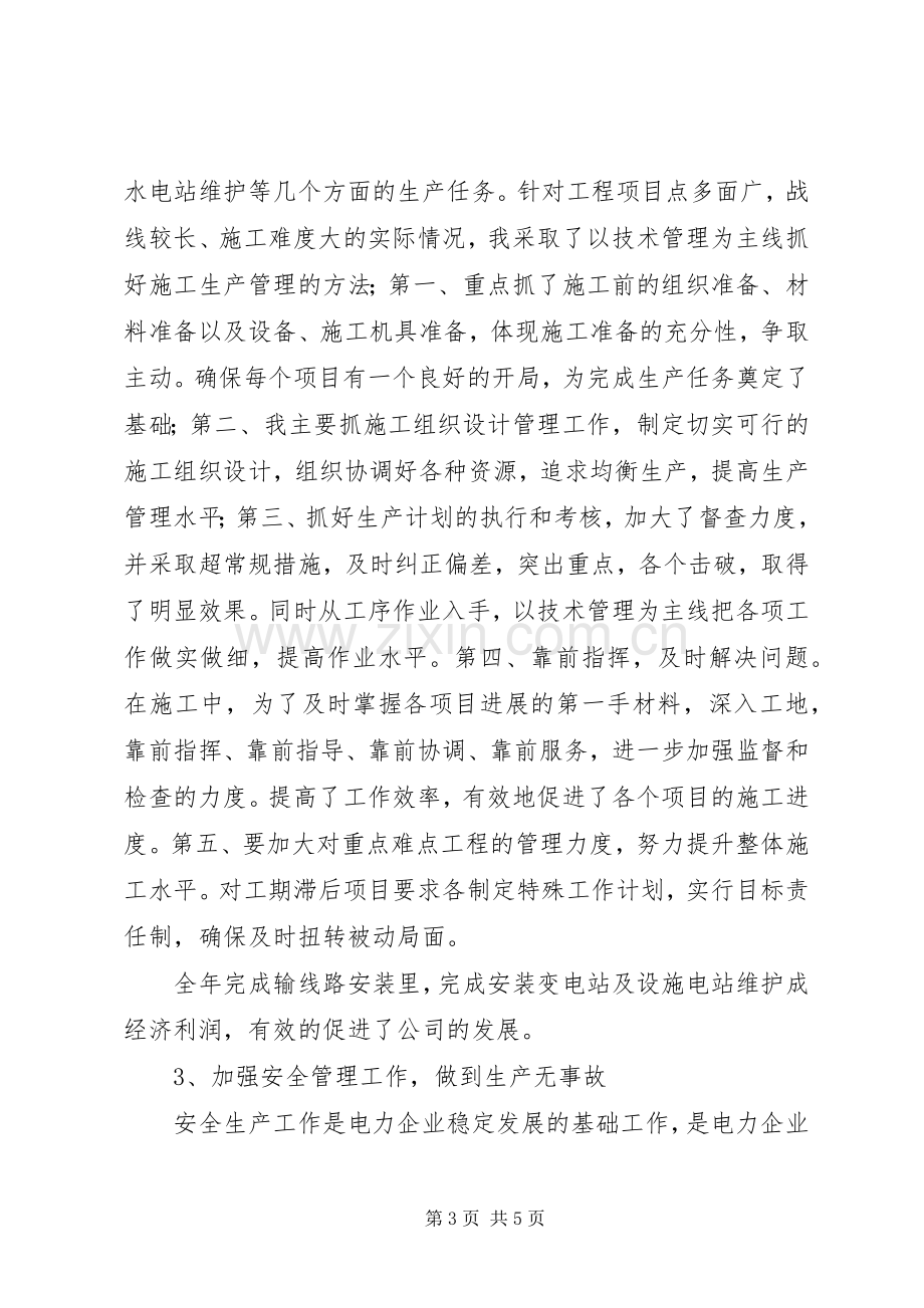 水电站个人述职报告.docx_第3页