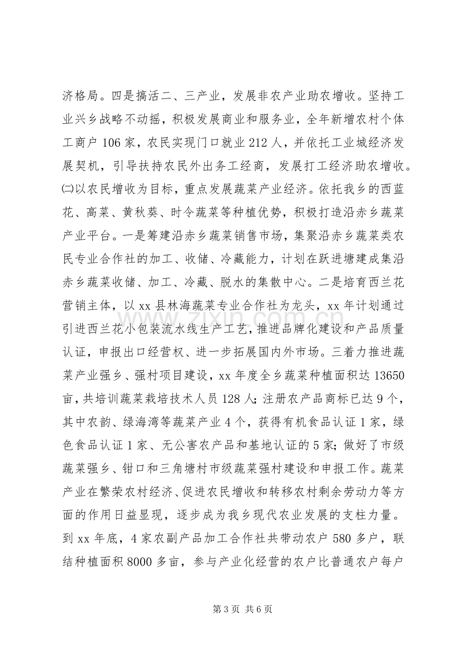 XX年乡长述职述廉报告.docx_第3页