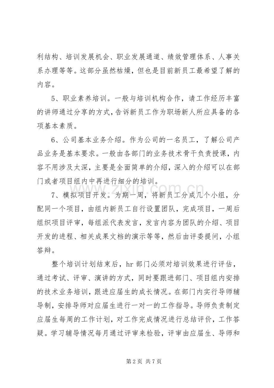 应届毕业生培训心得.docx_第2页