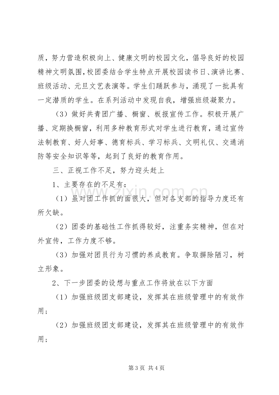 学校共青团委个人述职报告.docx_第3页