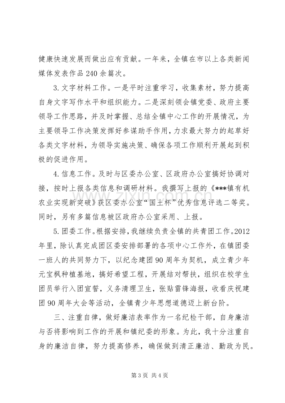 纪委副书记述职述德述廉报告.docx_第3页