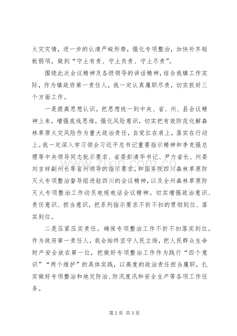 关于开展森林草原防灭火专项整治工作的心得体会.docx_第2页