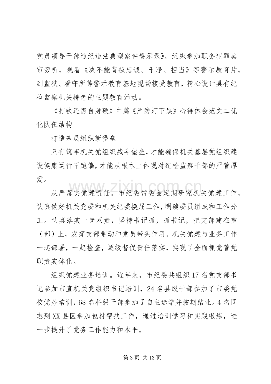 《打铁还需自身硬》中篇《严防“灯下黑”》心得体会.docx_第3页