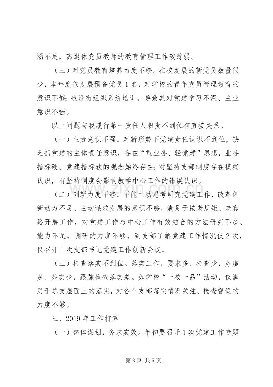 201X年领导个人抓基层党建工作述职报告.docx_第3页