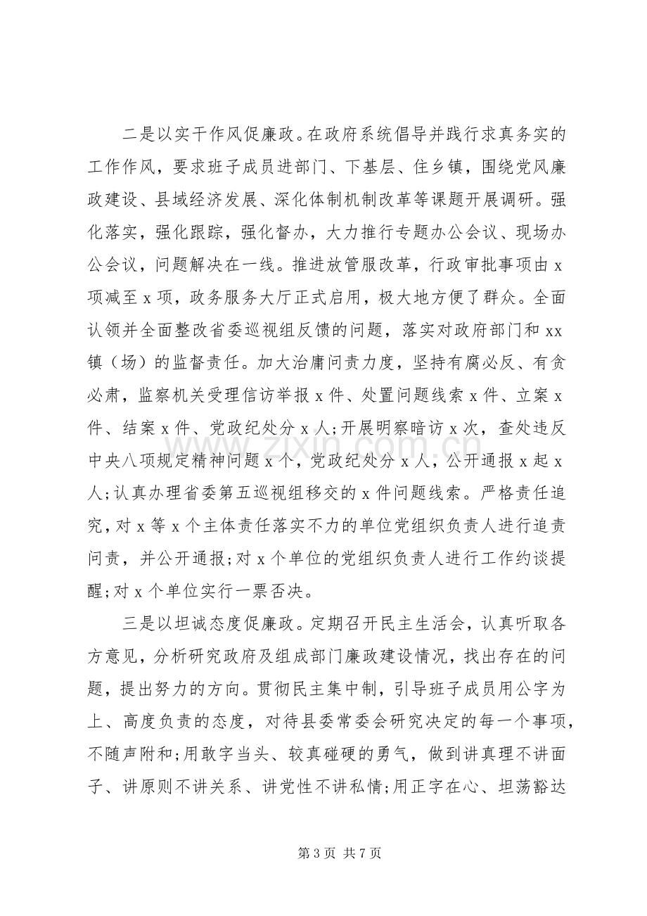 县政府党组书记述责述廉报告.docx_第3页