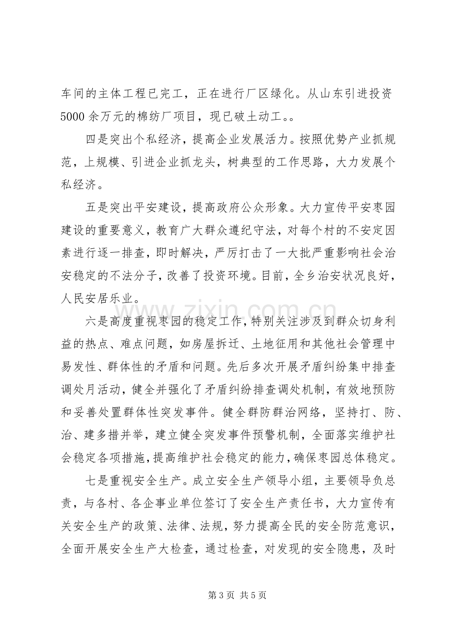 20XX年乡镇长个人述职述廉报告.docx_第3页