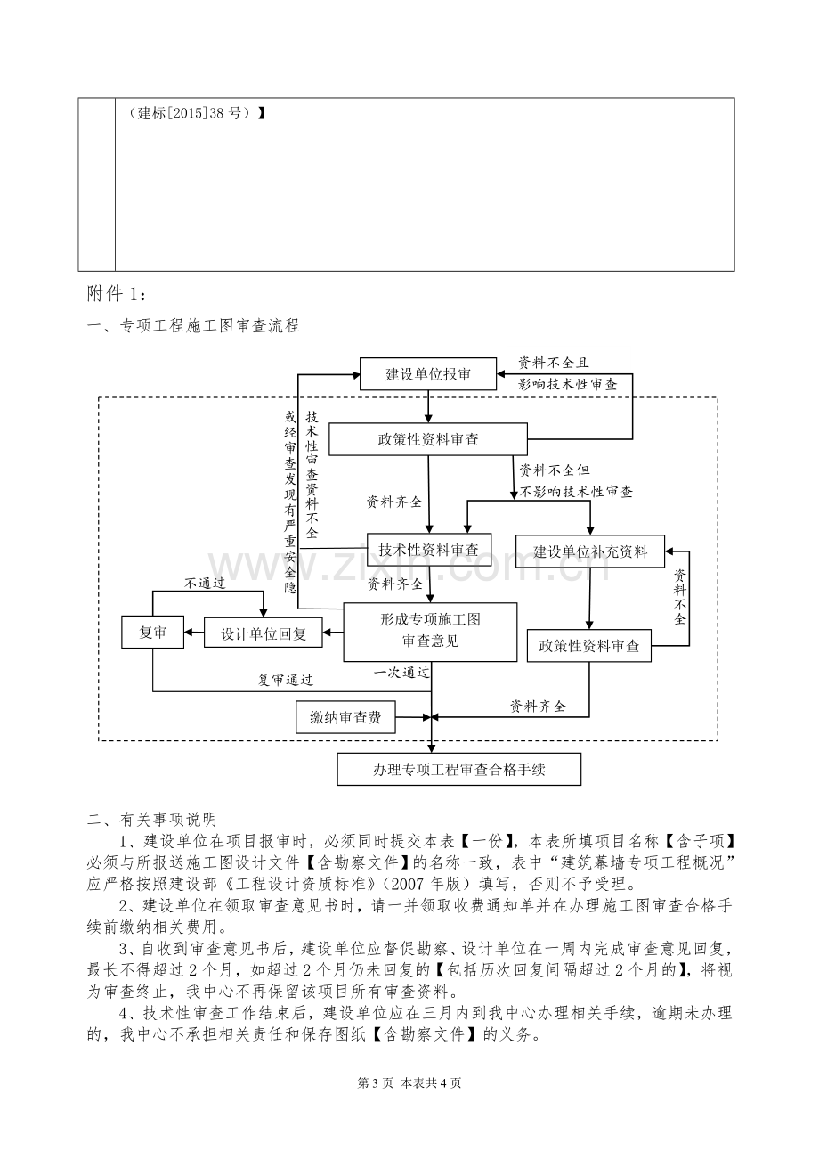 江苏省建设工程施工图设计审查报审表(专项工程-建筑幕墙).doc_第3页