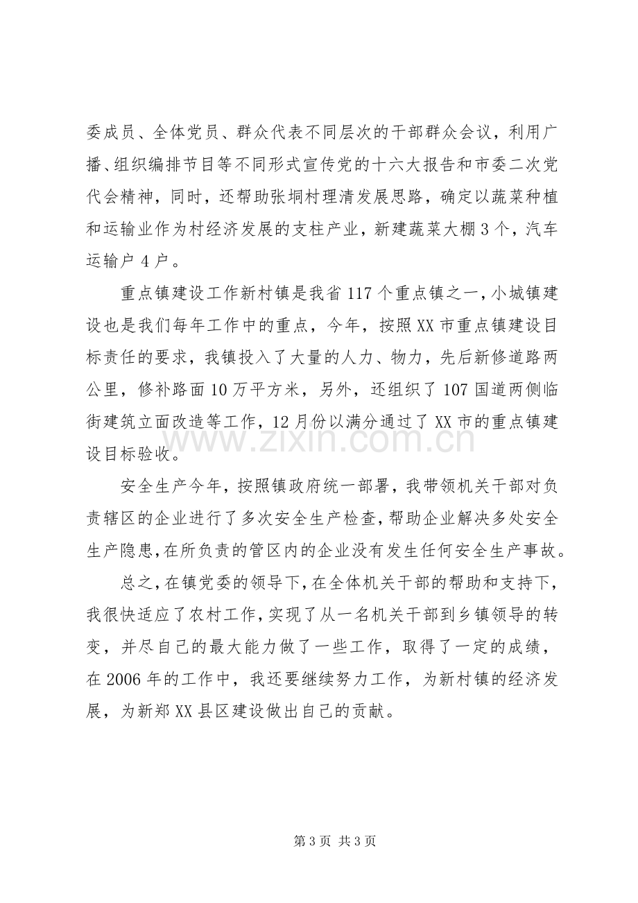 副(乡)镇长述职报告.docx_第3页