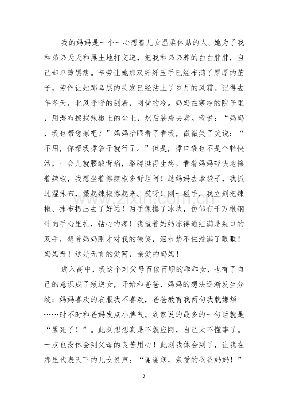 关于父亲节的演讲稿模板六篇.docx_第2页