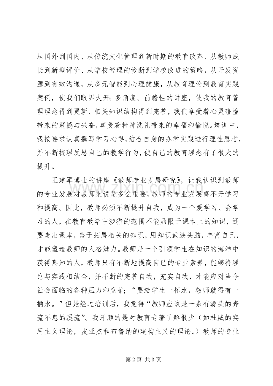 华东师大培训心得体会.docx_第2页