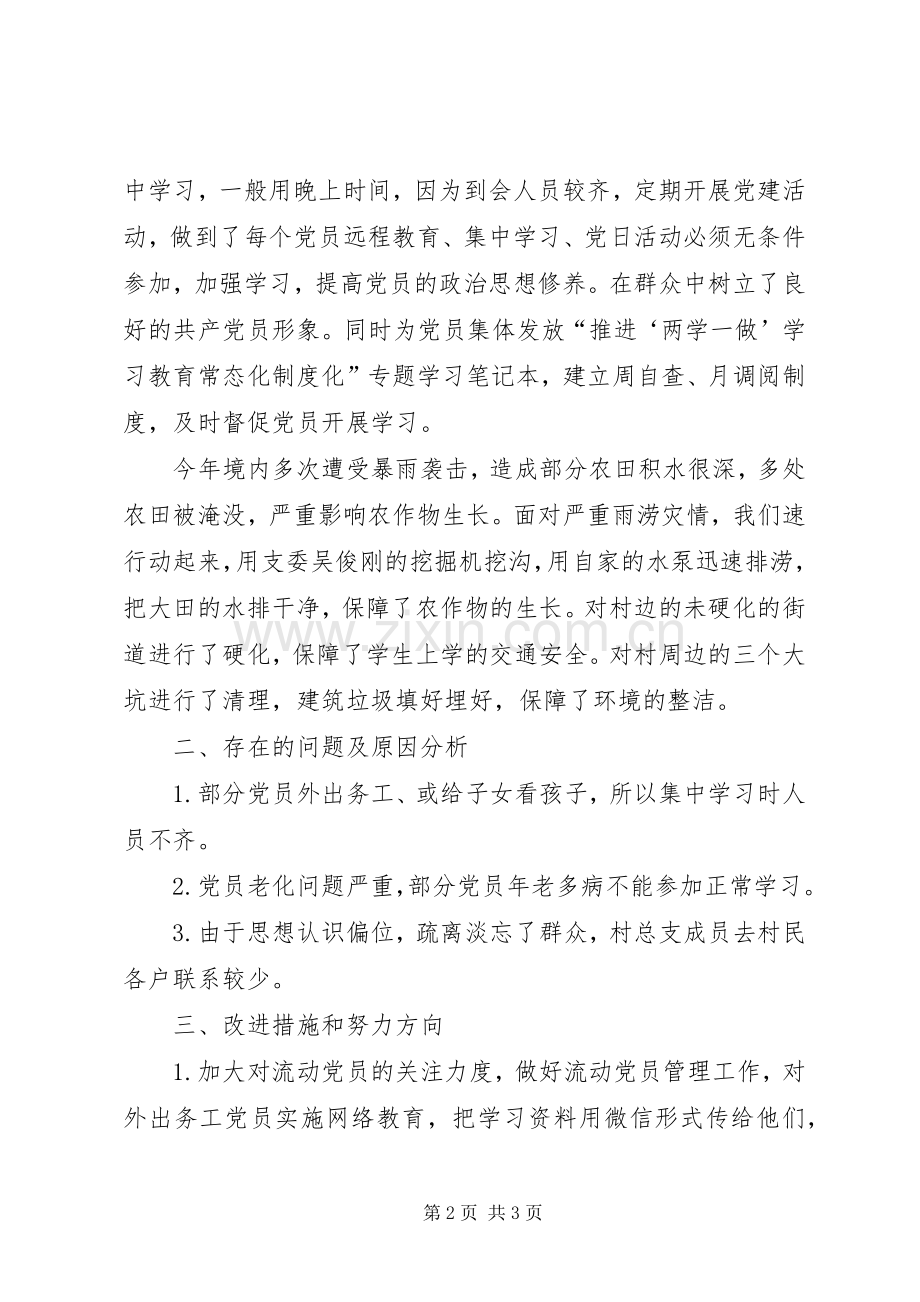 我村党支部党建工作述职报告.docx_第2页