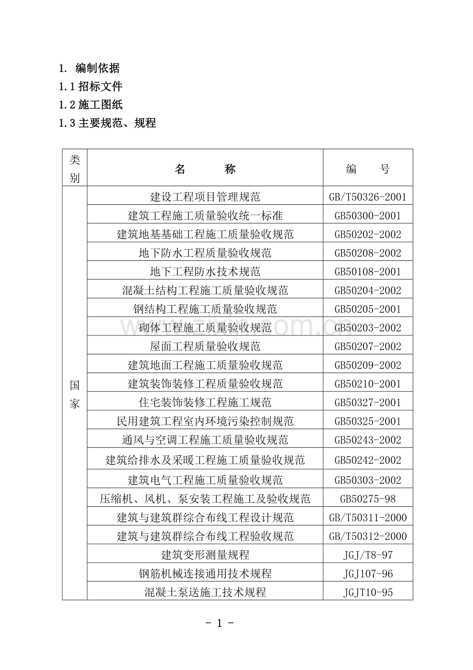 教学综合楼工程施工组织设计.doc_第1页