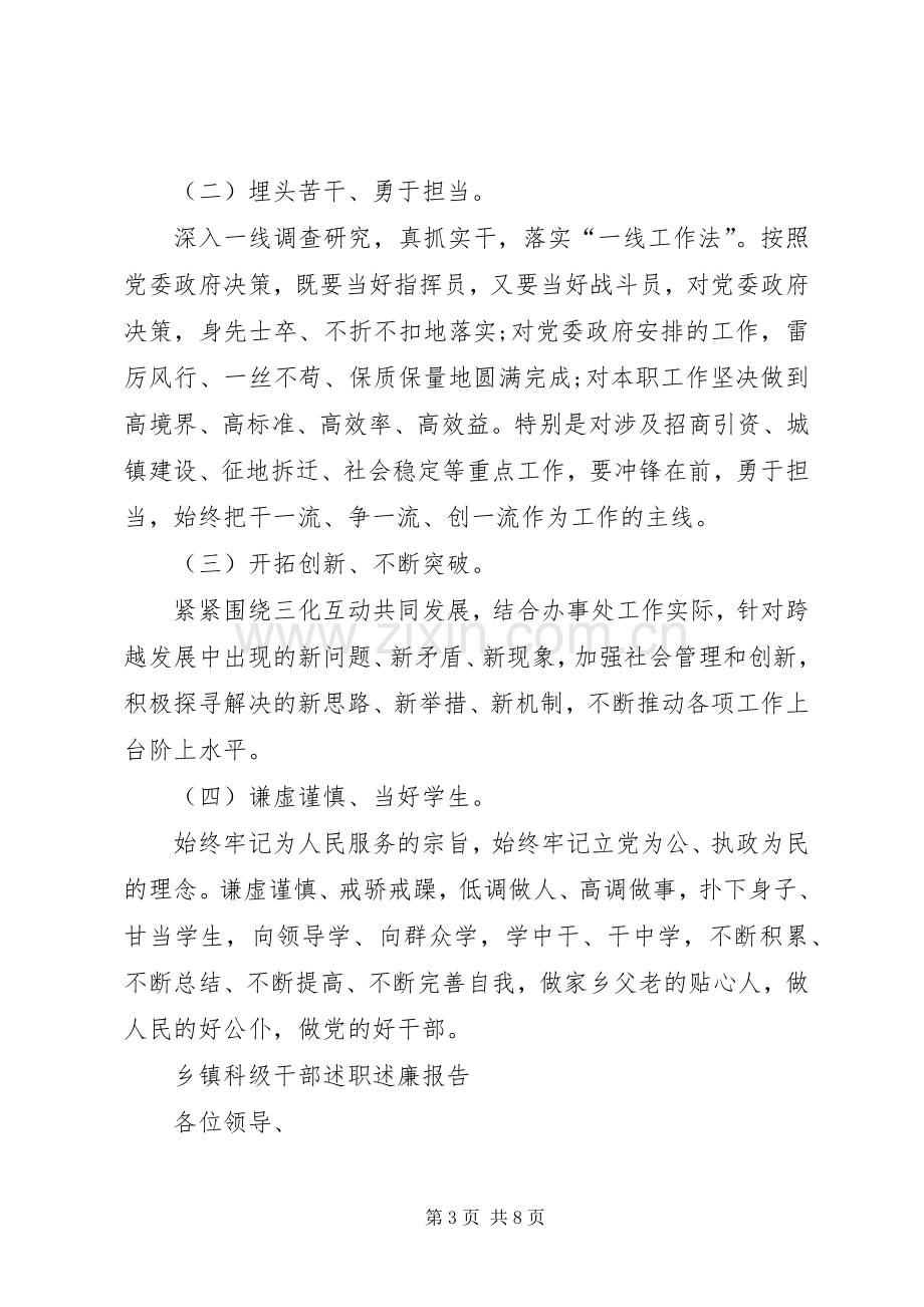 乡镇科级干部述职述廉报告.docx_第3页