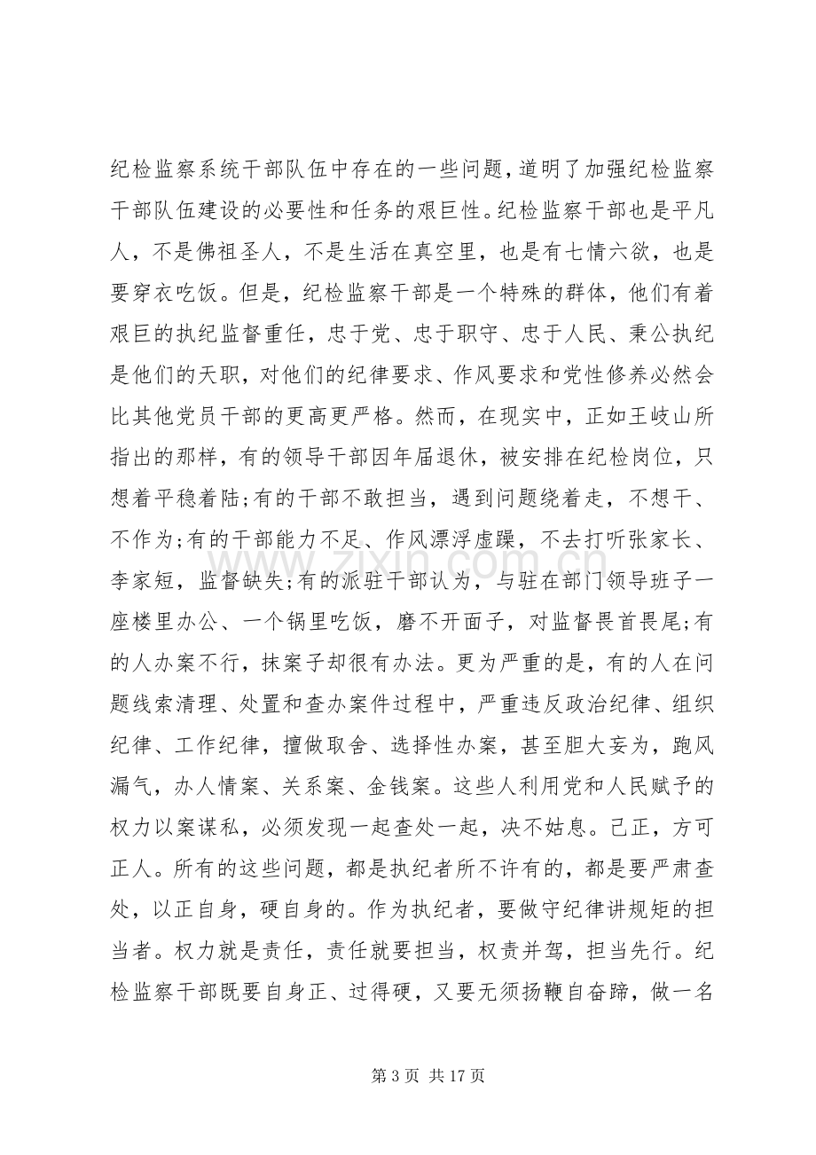 纪检监察干部守纪律讲规矩心得体会.docx_第3页