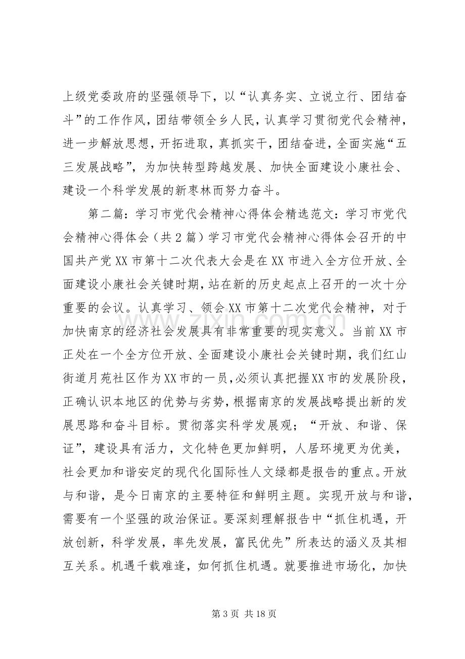 学习市党代会精神心得体会(李建红).docx_第3页