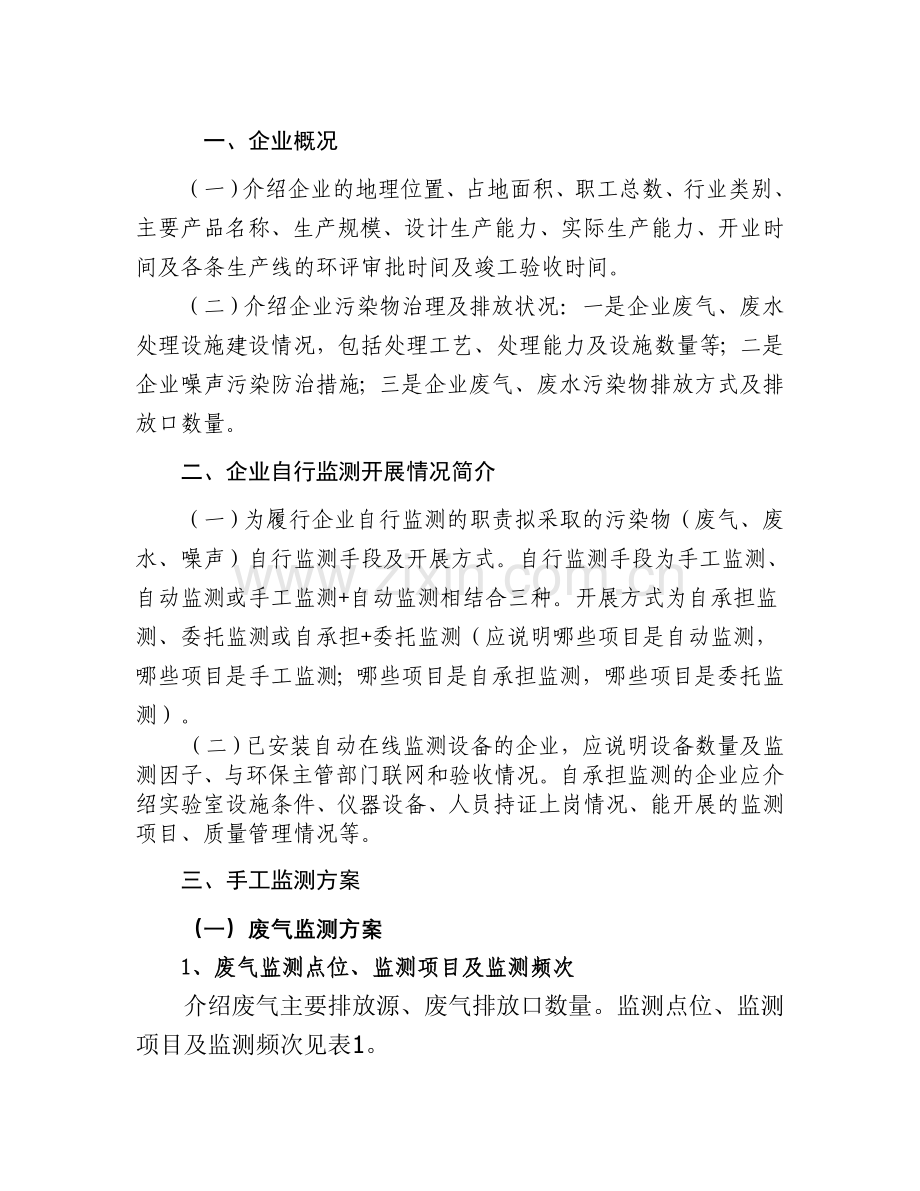 企业自行监测方案格式.doc_第2页