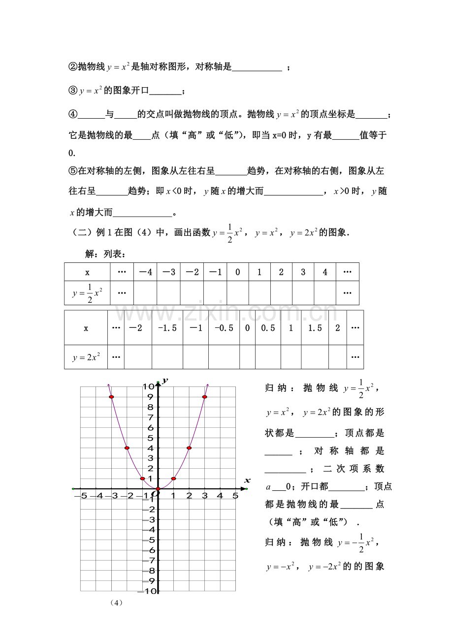 二次函数-的图象.doc_第2页