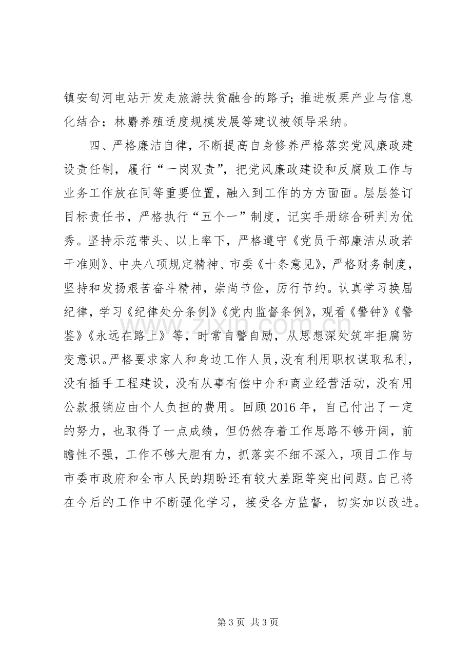 项目管理办公室副主任XX年述职述廉述效报告.docx_第3页