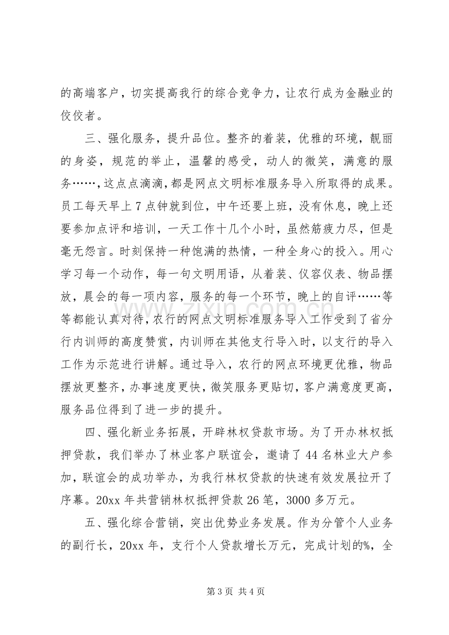 农行支行副行长述职报告.docx_第3页