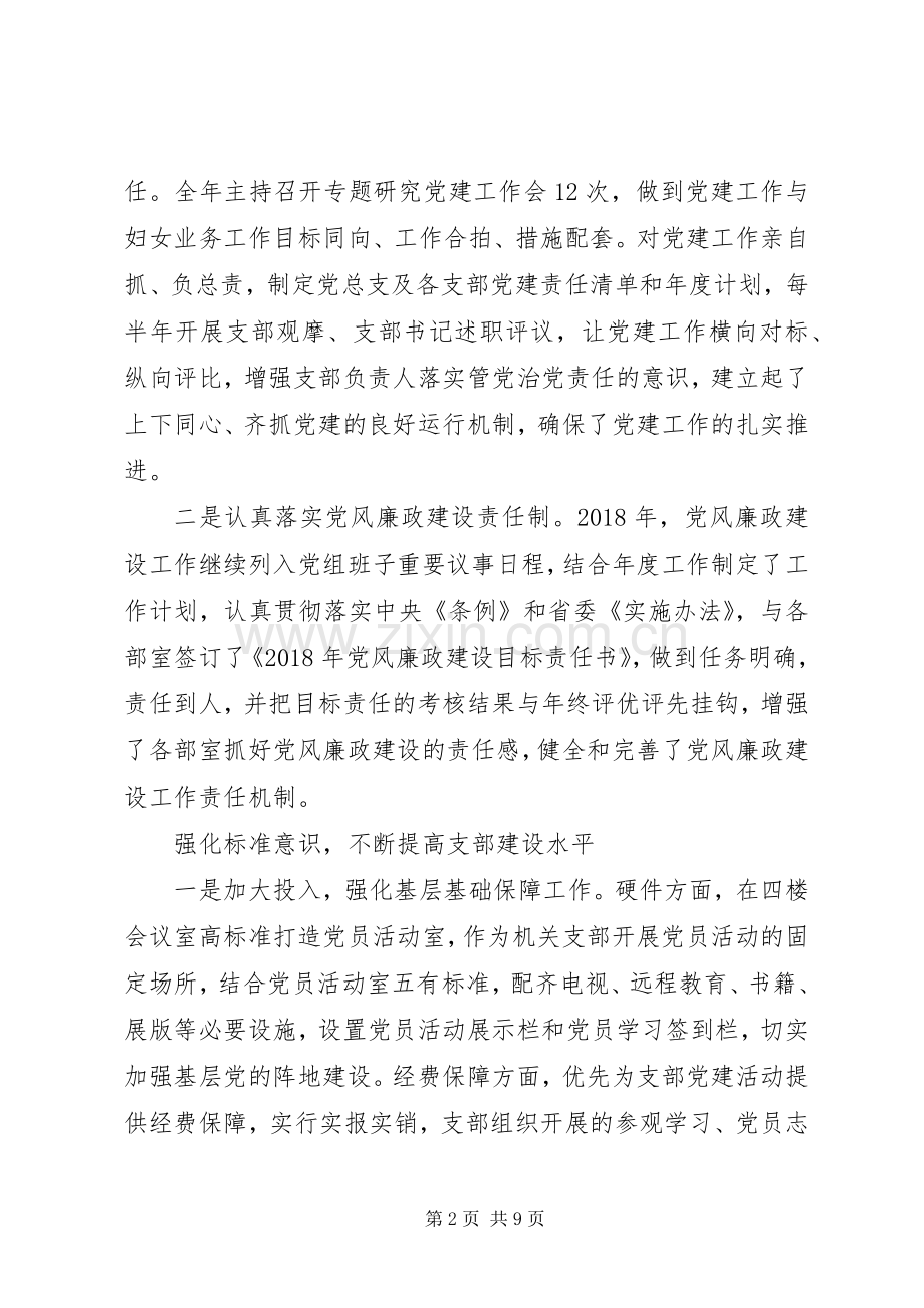 XX年市妇联党建工作述职报告.docx_第2页