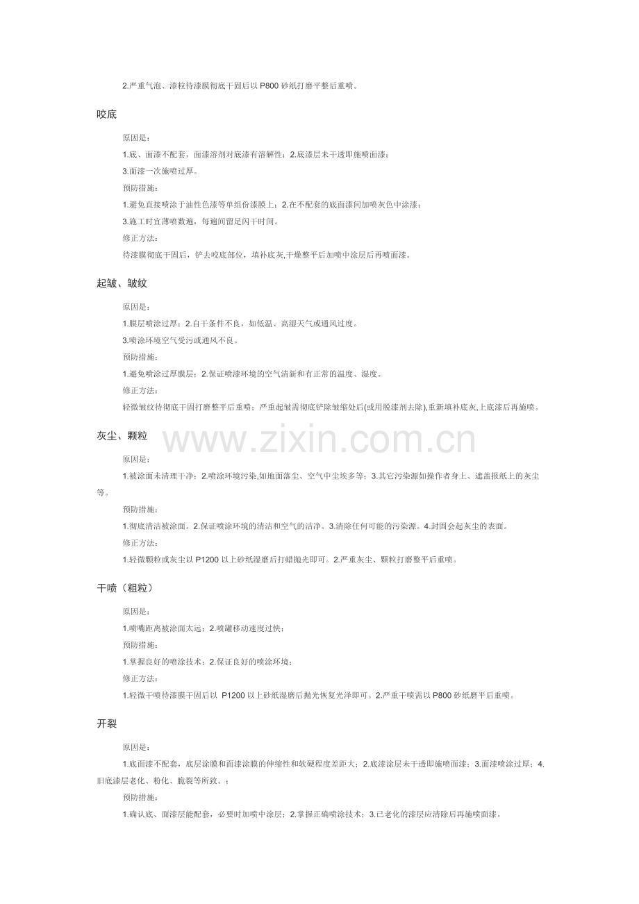 自喷漆使用常见问题及解决方法.doc_第3页