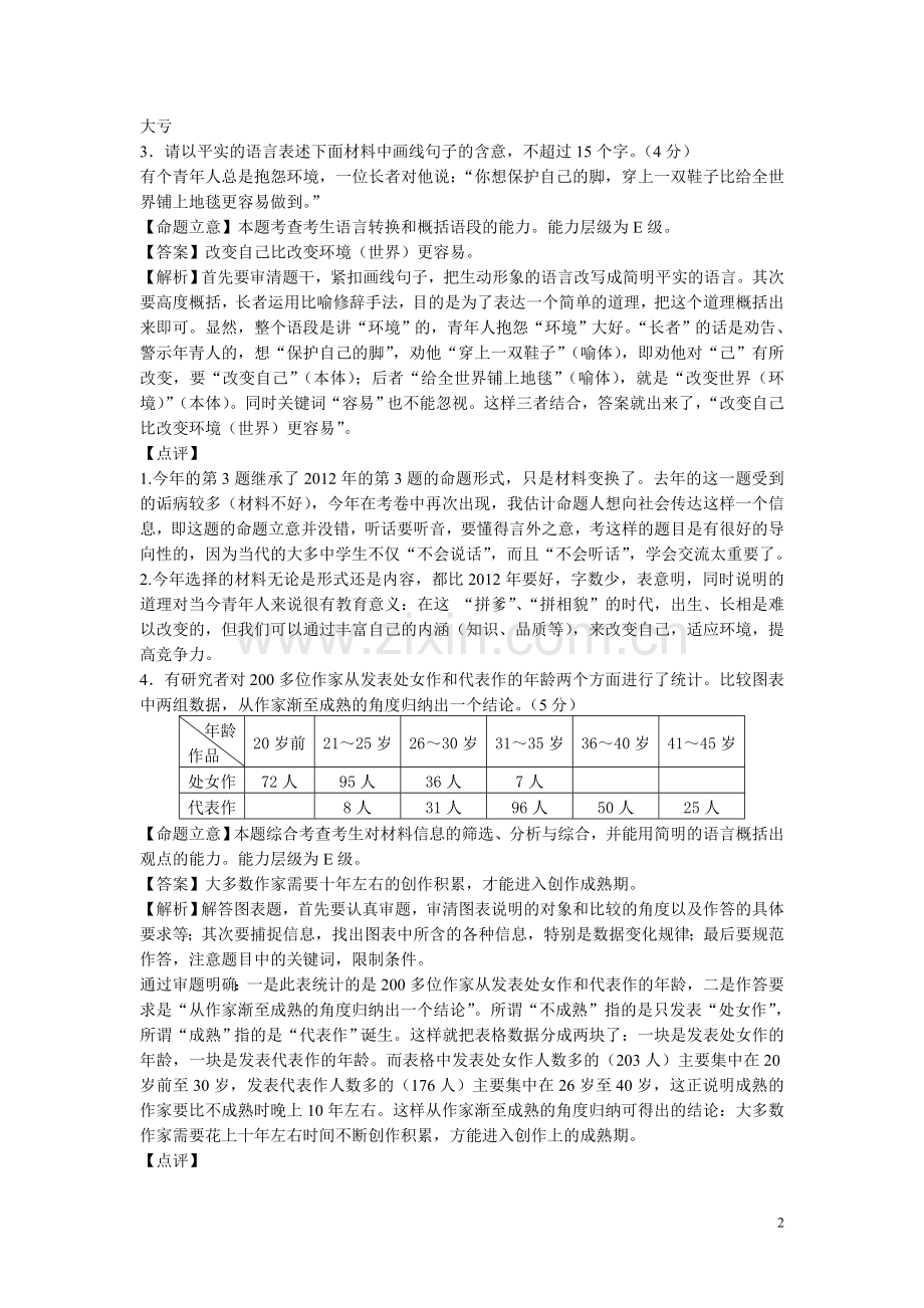 2013年普通高等学校招生全国统一考试.doc_第2页