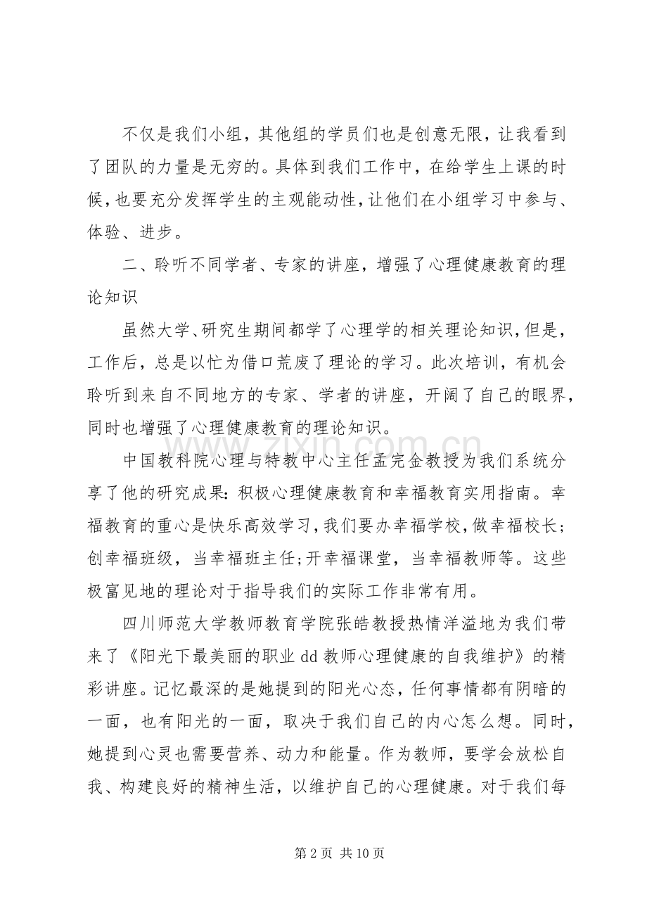 201X参加培训学习心得体会及感受.docx_第2页