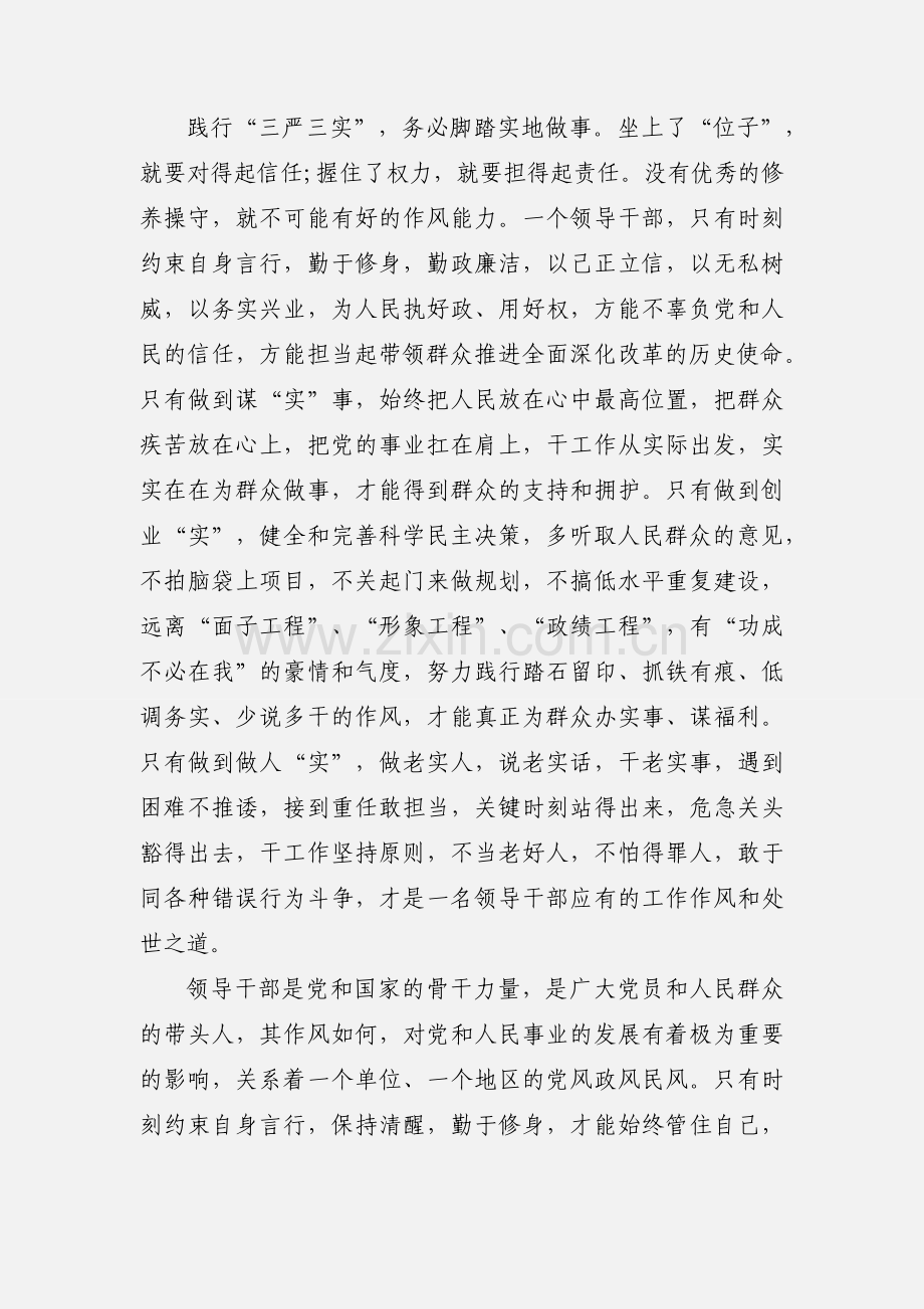 领导干部“三严三实”个人思想小结.docx_第2页