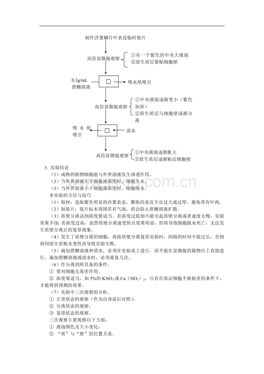 高三数学第4章-细胞的物质输入和输出---第1节---第3节人教实验版知识精讲.doc_第3页