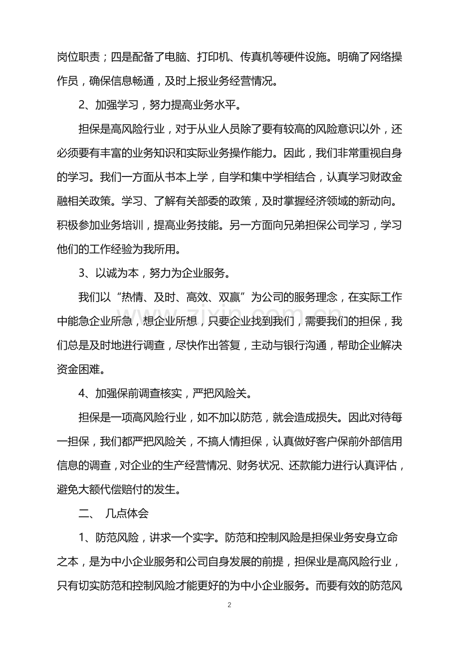 2022年担保公司年终总结集锦八篇.doc_第2页