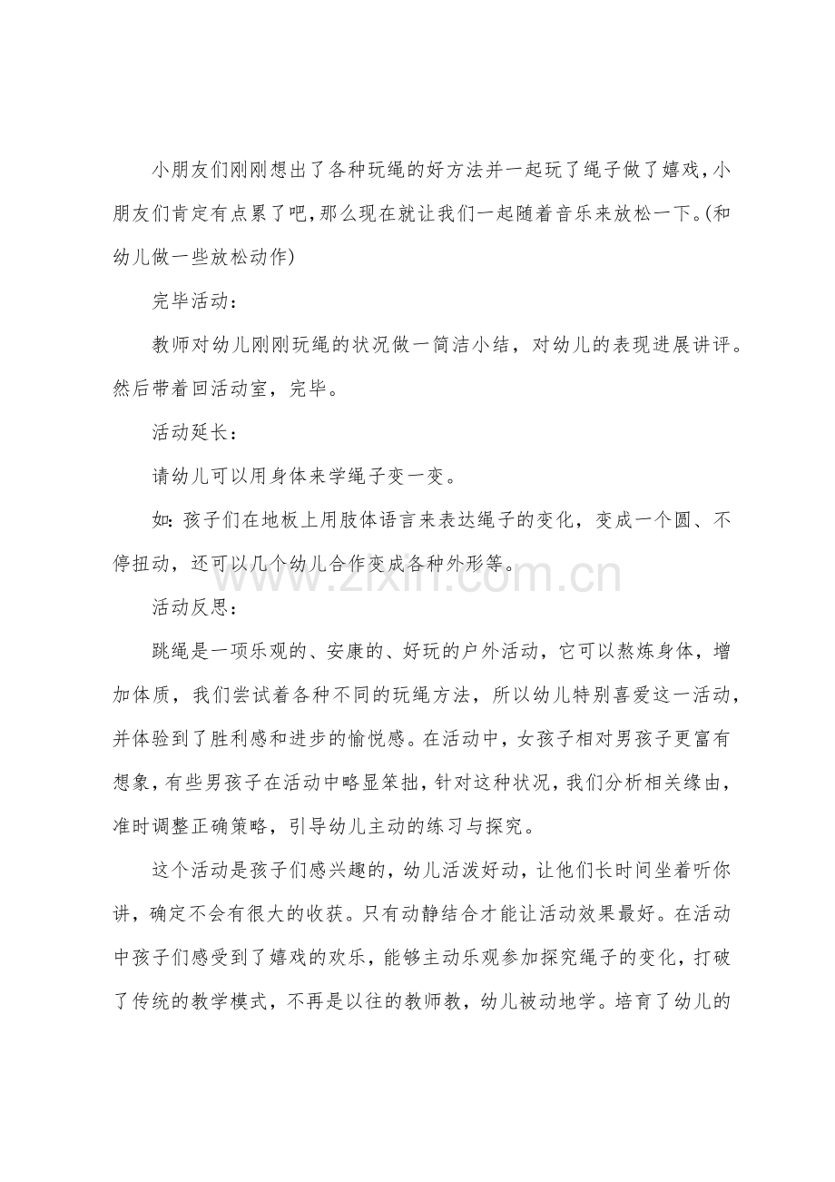 大班体育玩绳教案反思.doc_第3页