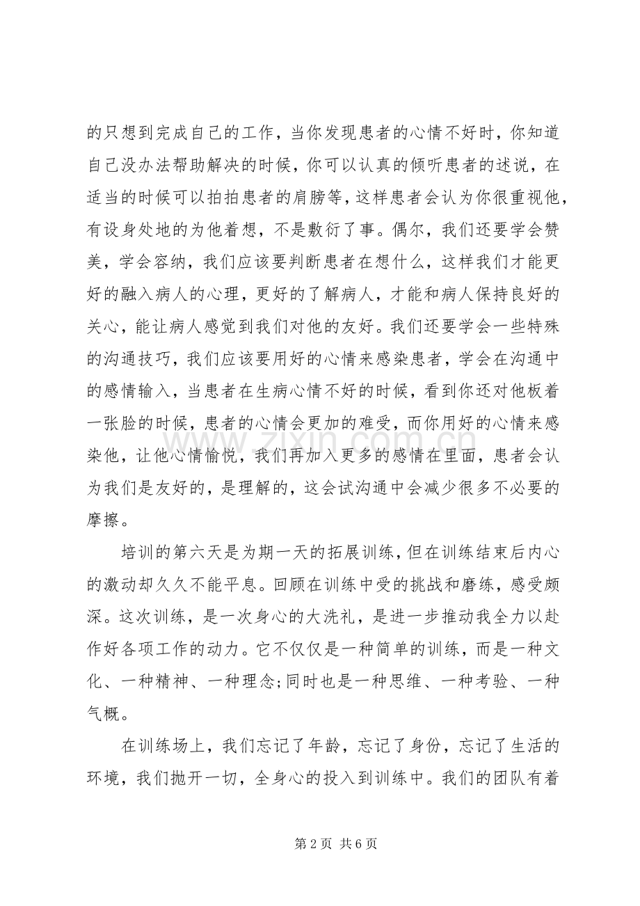 XX年医生岗前培训心得体会范文.docx_第2页