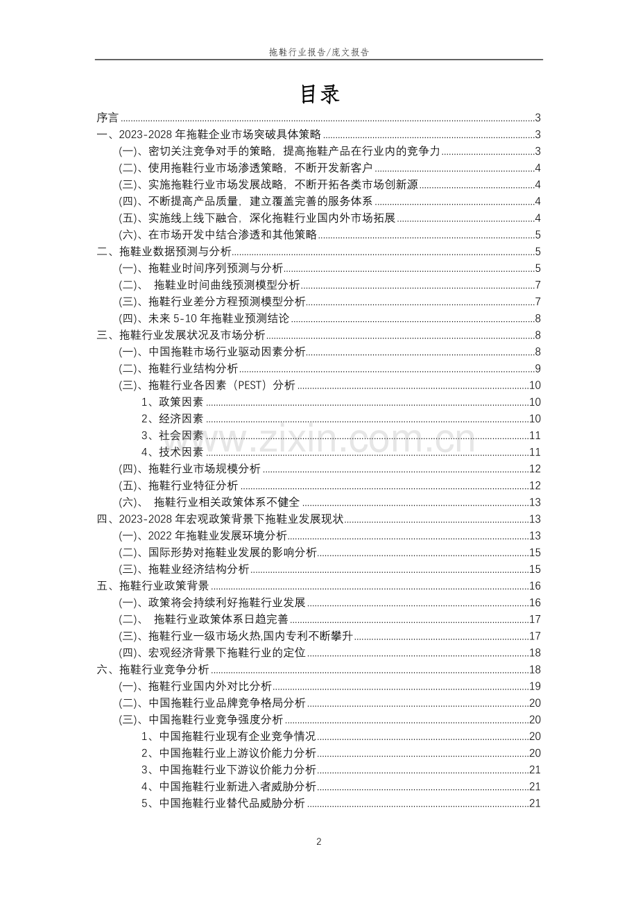 2023年拖鞋行业分析报告及未来五至十年行业发展报告.doc_第2页