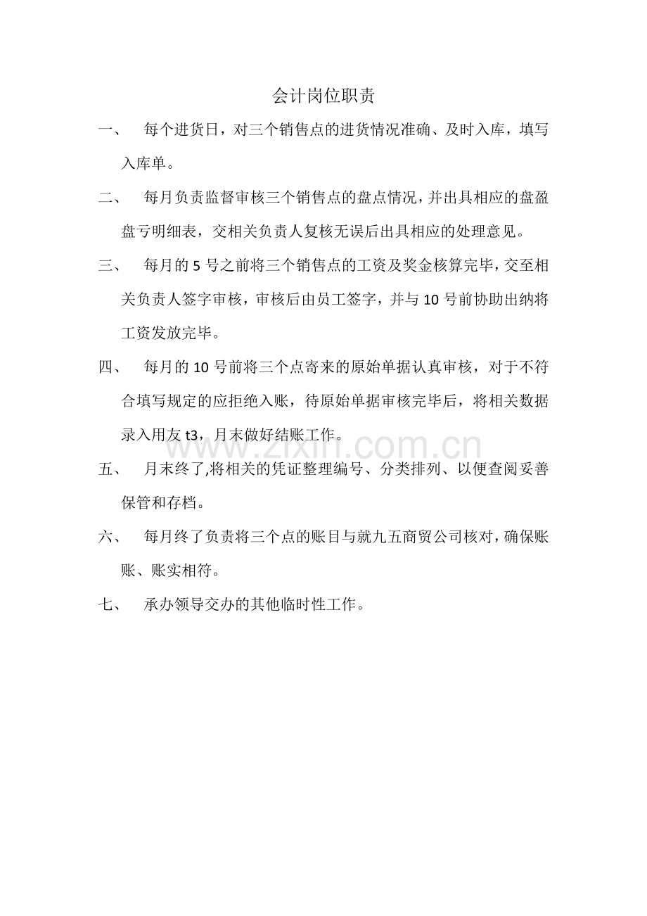 商贸公司岗位职责.docx_第1页