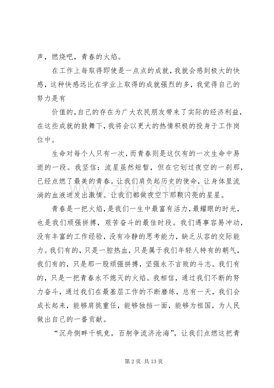 青春的火焰(十一演讲稿).docx_第2页