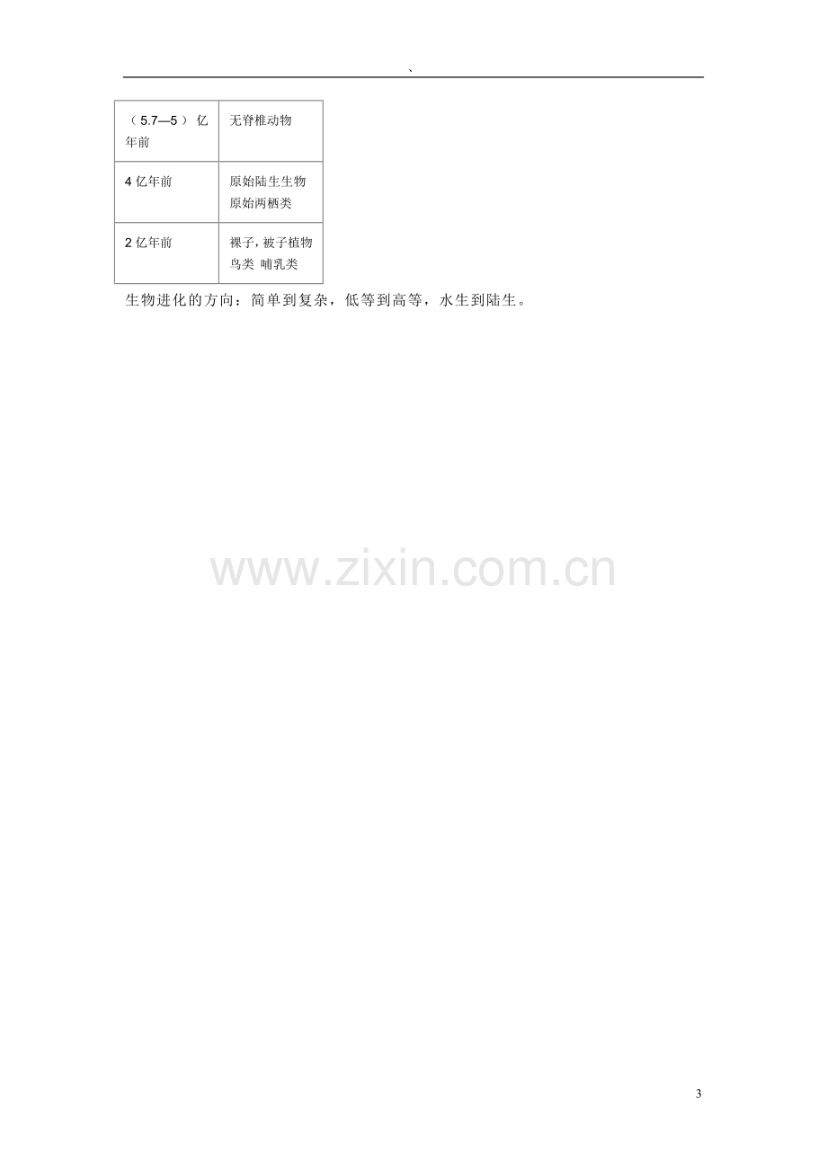 高中生物《现代生物进化理论的由来》文字素材2-新人教版必修.doc_第3页