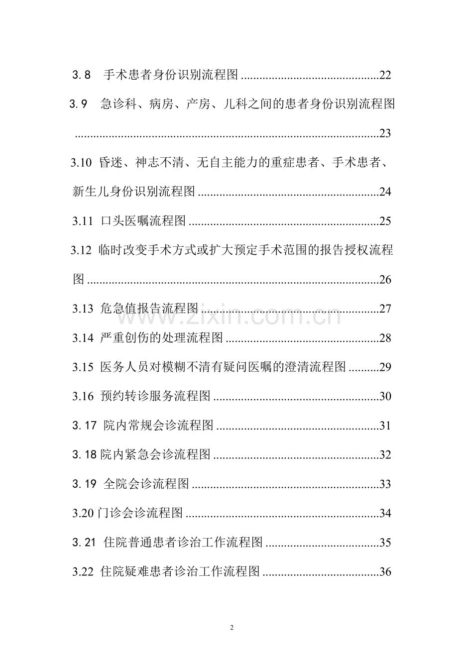 全院医务工作流程图汇总.wps_第2页