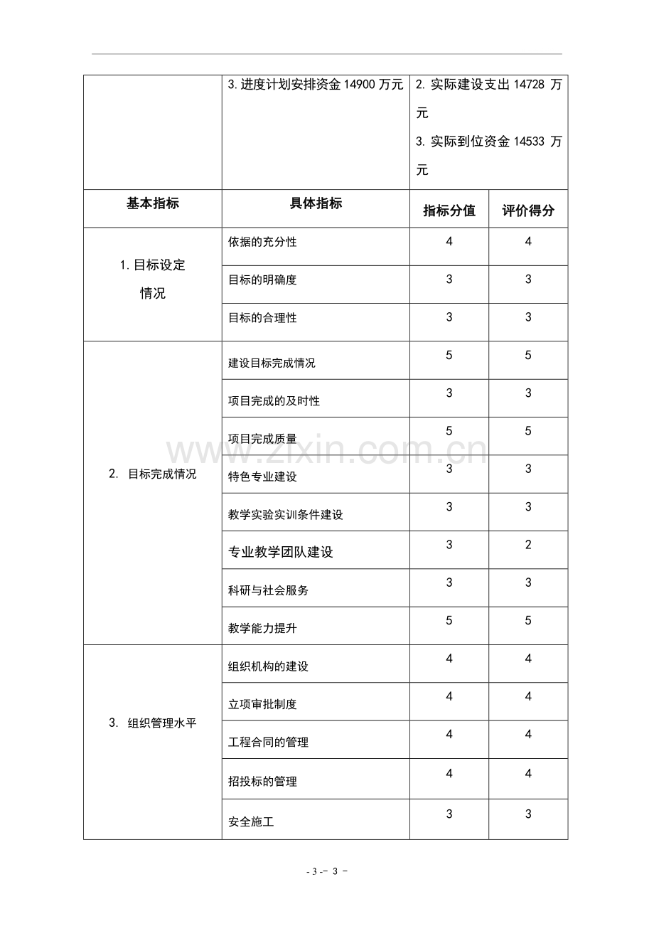 项目绩效评价报告模板.doc_第3页