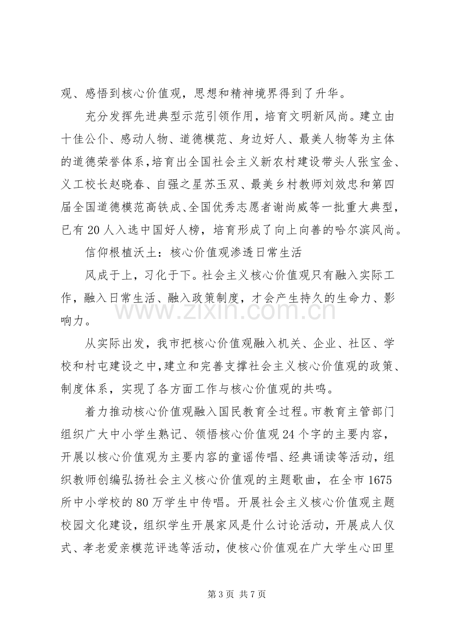 大力培育和践行社会主义核心价值观心得.docx_第3页