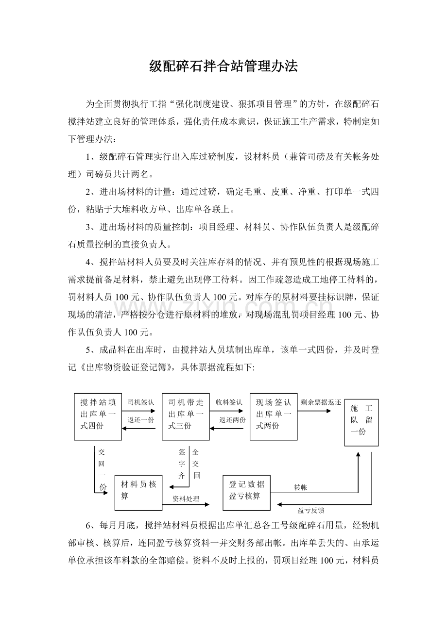 级配碎石拌合站管理办法.doc_第1页