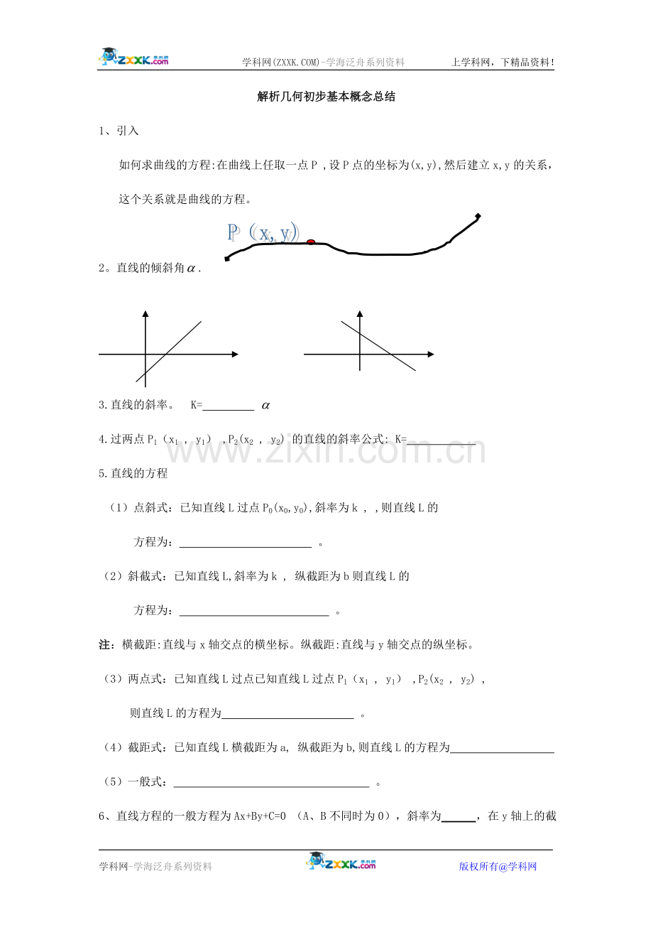 直线和圆基本概念总结.doc_第1页