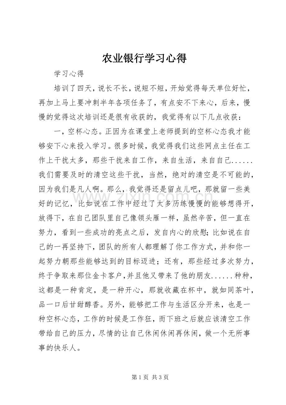 农业银行学习心得.docx_第1页