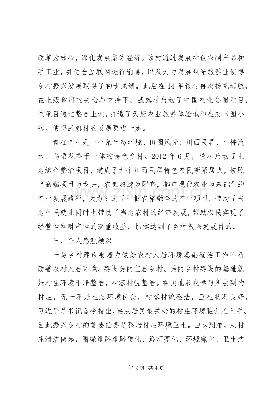 党组织书记乡村振兴专题培训心得体会.docx_第2页