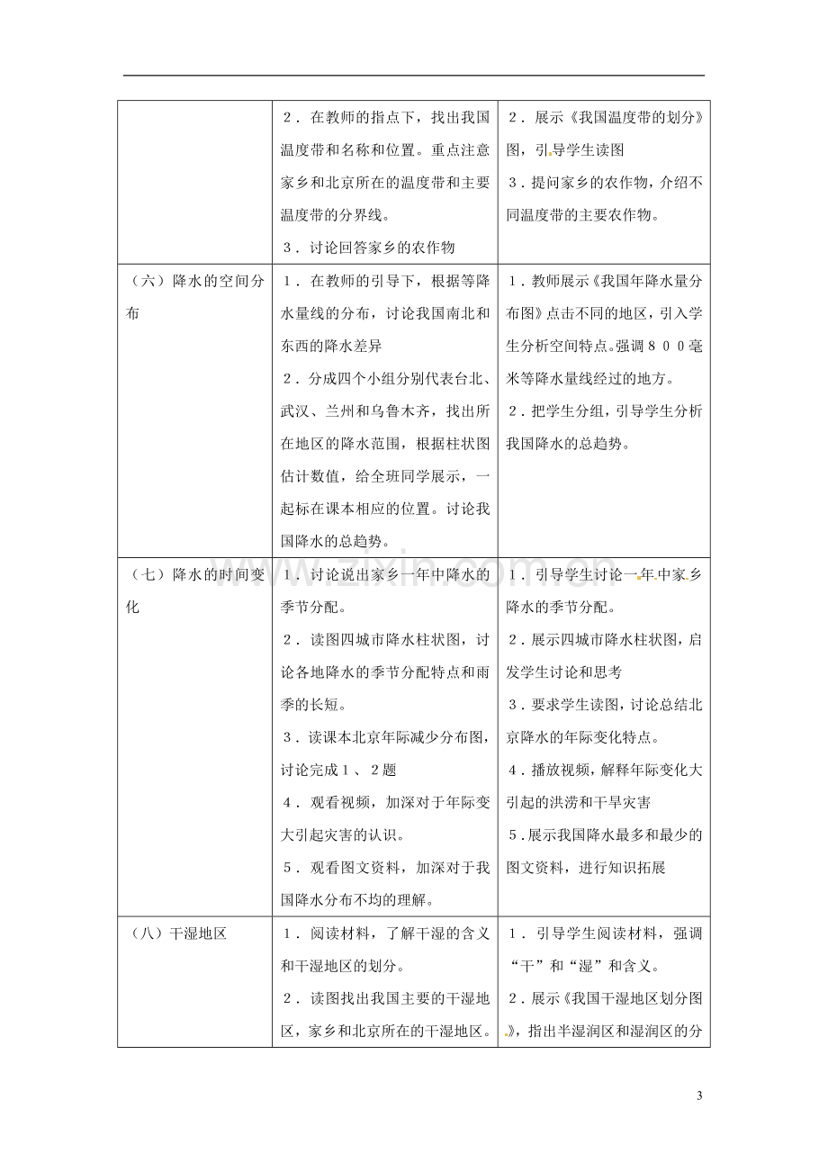 七年级地理上册-3.2《气温和降水》教案-中图版.doc_第3页