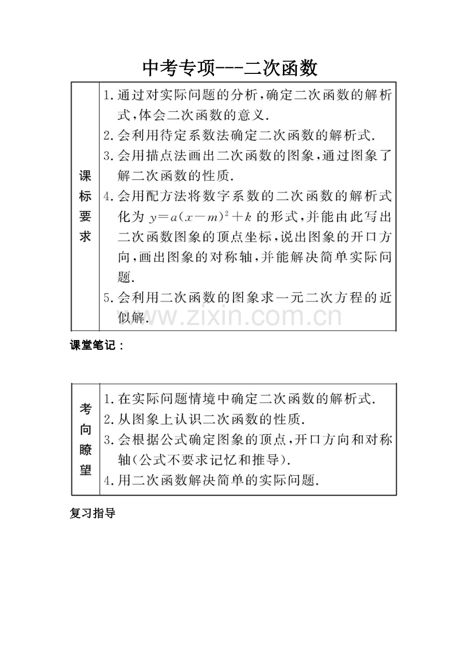 二次函数复习课.doc_第1页