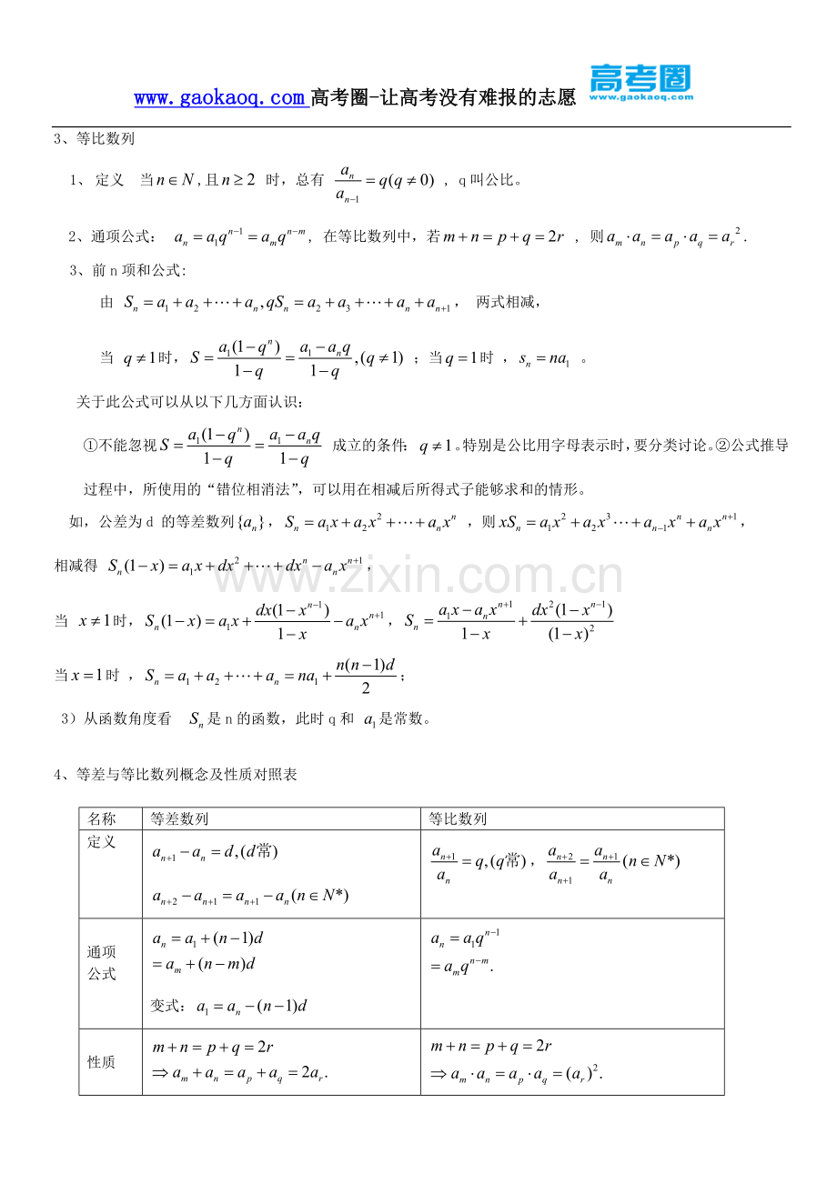 数列高考知识点归纳(非常全!).docx_第2页