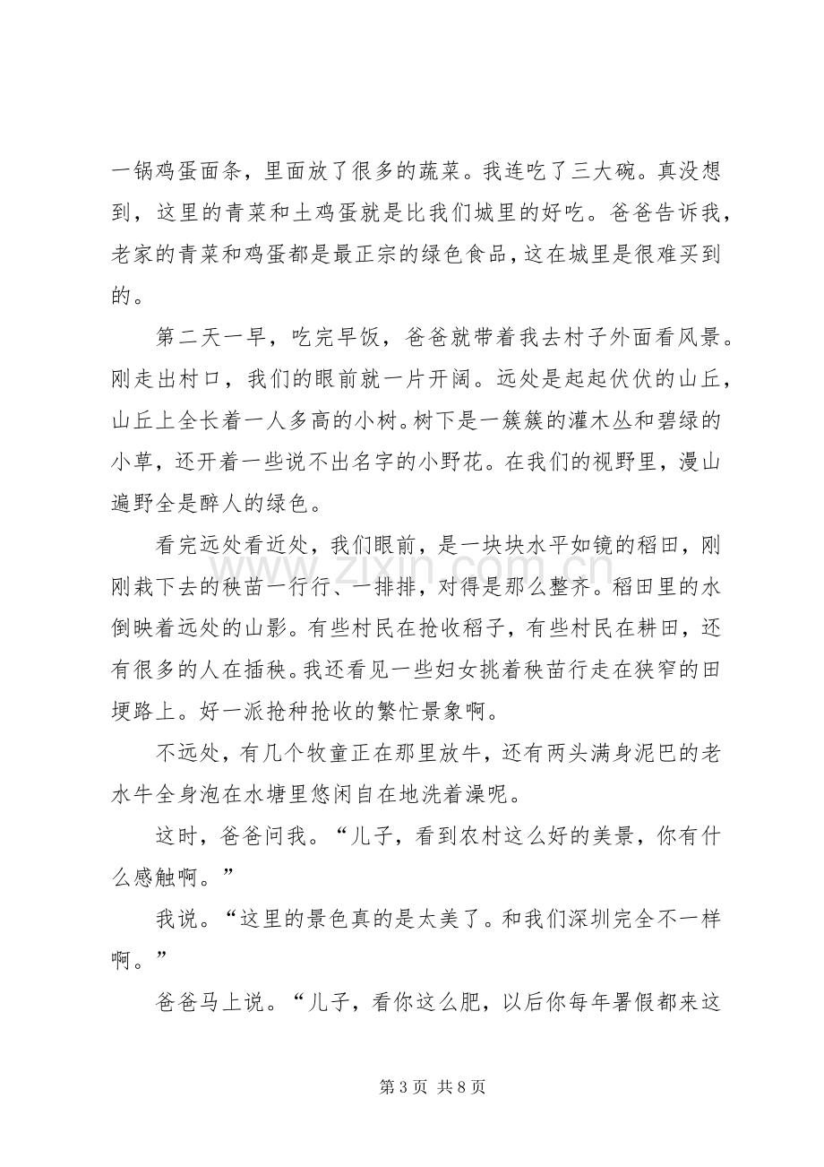 《最美的乡村》观后感心得体会多篇.docx_第3页