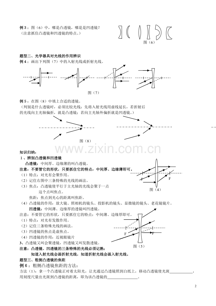 初二物理 第五章 透镜及其应用.doc_第2页