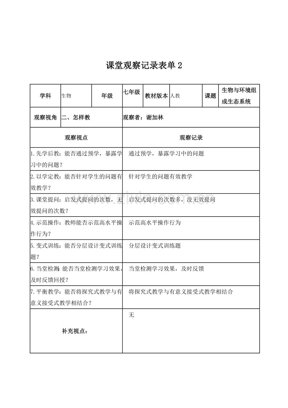 课堂观察记录表单-(4).doc_第2页